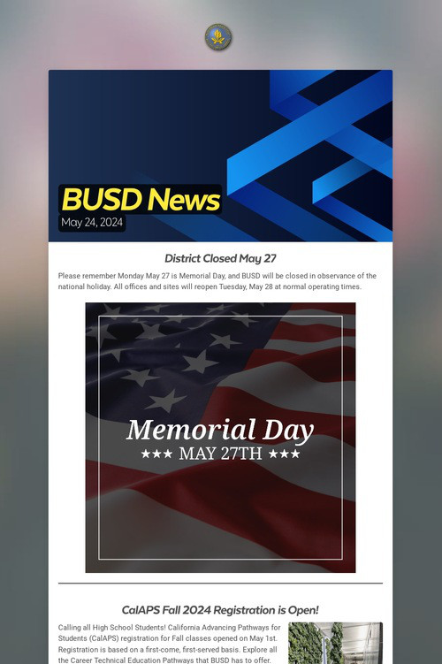 BUSD News