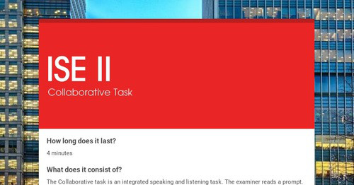 Ise Ii Collaborative Task Activity – LSGRXC