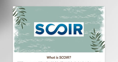 What is SCOIR?