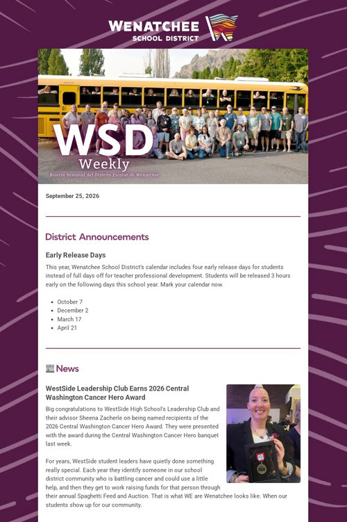 WSD Weekly
