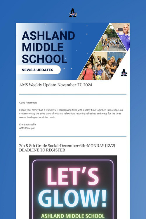 AMS Weekly Update