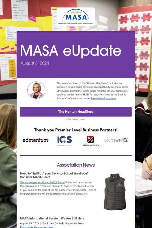 MASA eUpdate