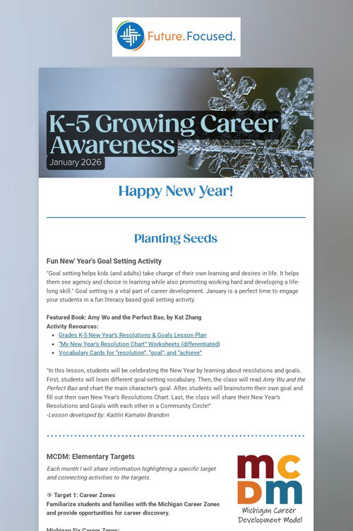 K-5 Growing Career Awareness