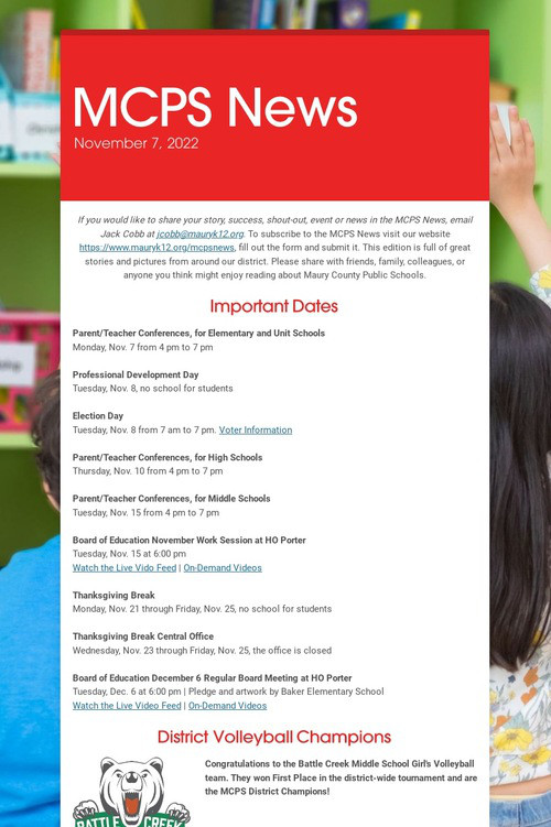 MCPS News