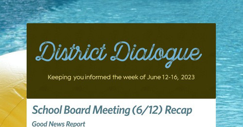 District Dialogue