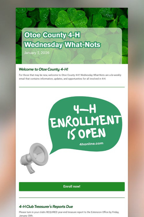 Wednesday What-Nots 1/7