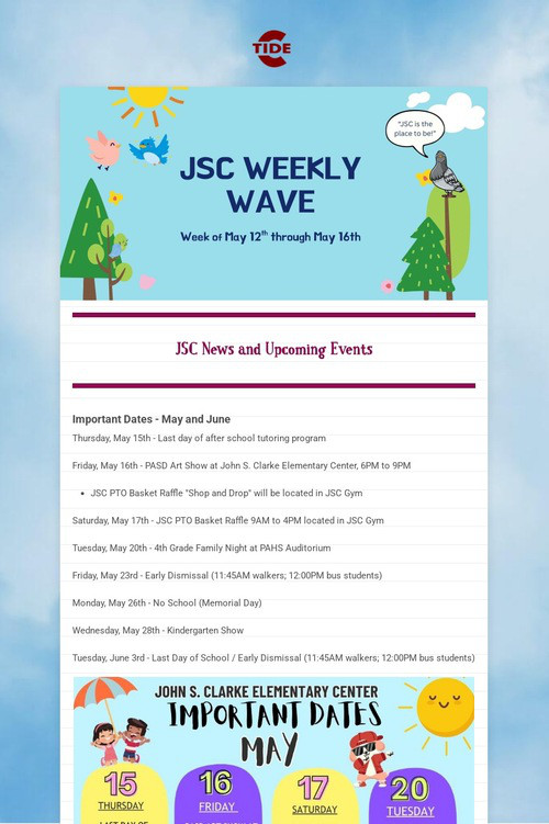 JSC Weekly Wave