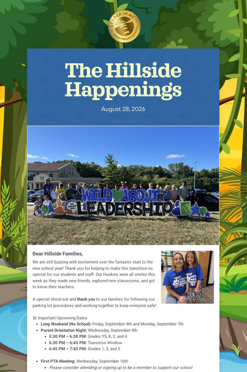 The Hillside Happenings