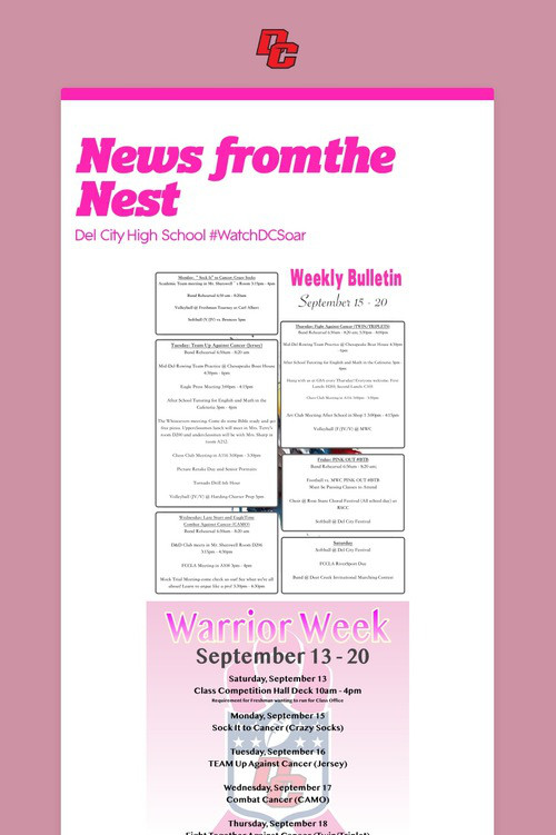 News from the Nest