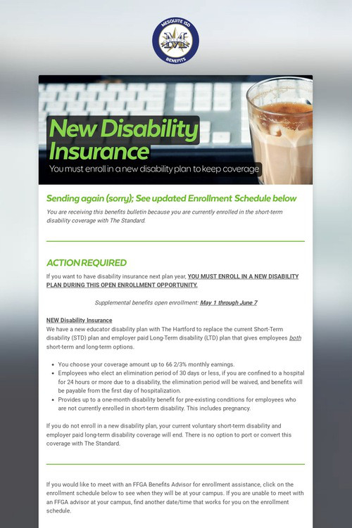 New Disability Insurance