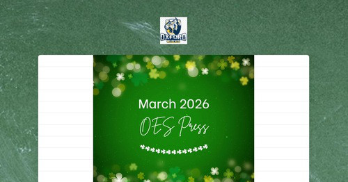 March 2026 Family Newsletter