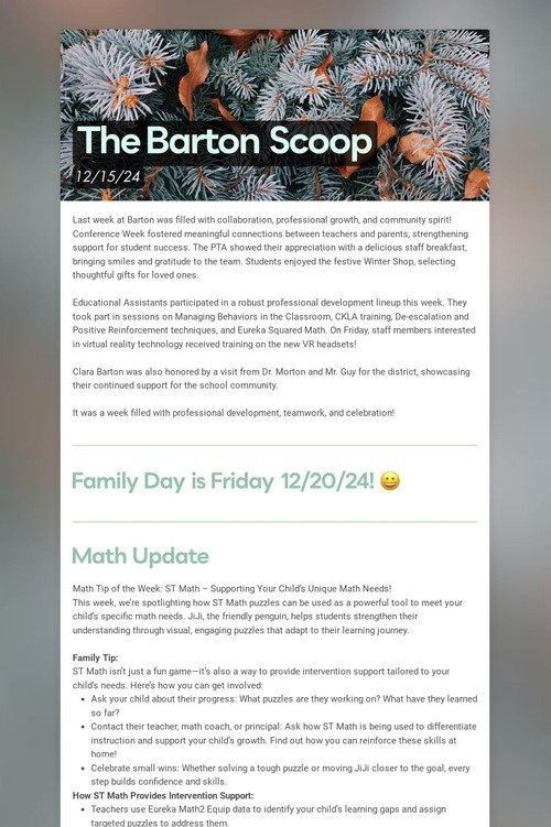 The Barton Scoop