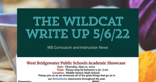The Wildcat Write Up 5/6/22