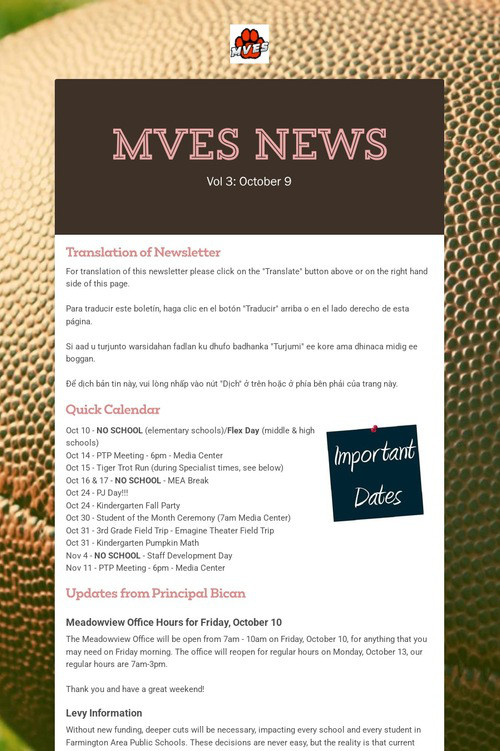 MVES News