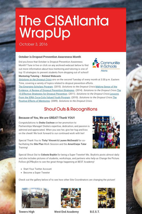 The CISAtlanta WrapUp