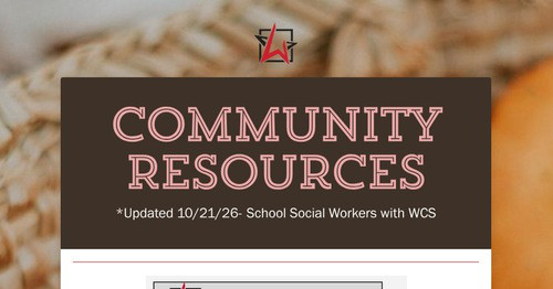 Community Resources