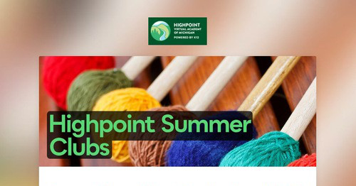 Highpoint Summer Clubs