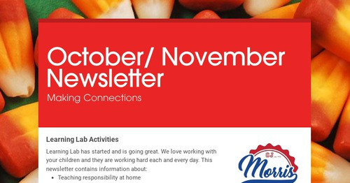 October/ November Newsletter