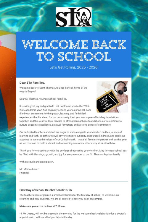 Welcome Back to School