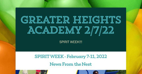 Greater Heights Academy 2/7/22