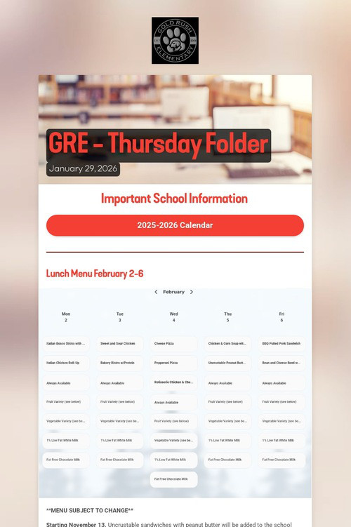 GRE - Thursday Folder