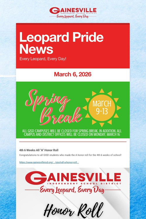 Leopard Pride News