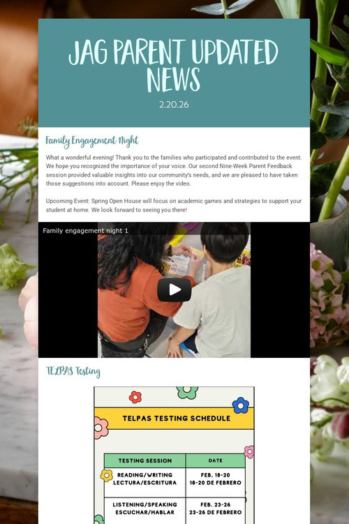Jag Parent Updated News