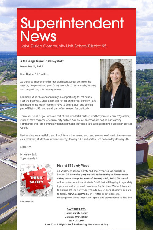 Superintendent News