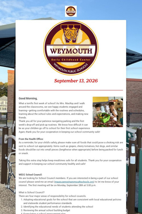 Weymouth Early Childhood Center