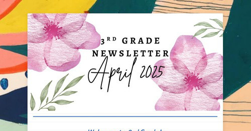 Third Grade Weekly Update