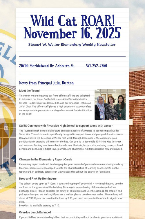 Wild Cat ROAR! November 16, 2025