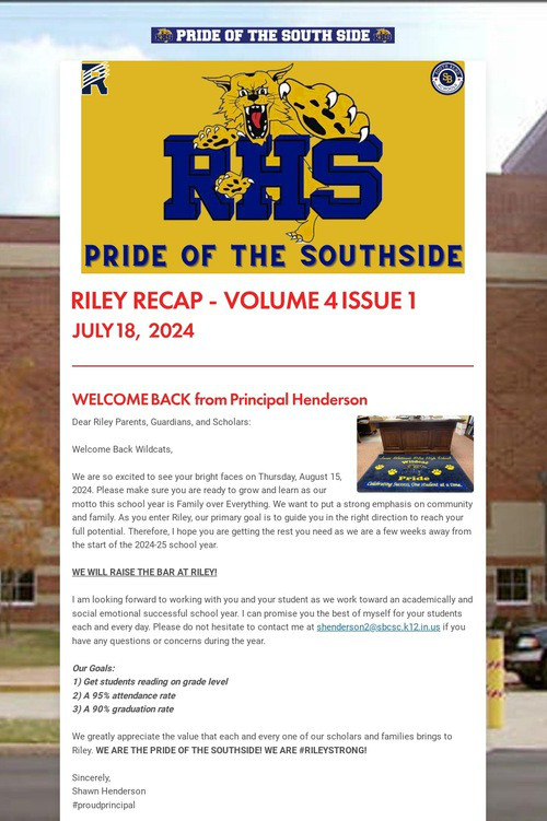Riley Recap - VOLUME 4 ISSUE 1