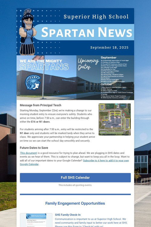 SHS Family News