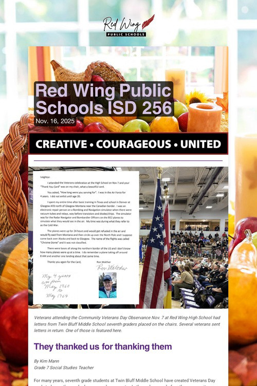 Red Wing Public Schools ISD 256