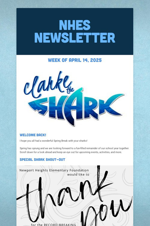 NHES Newsletter
