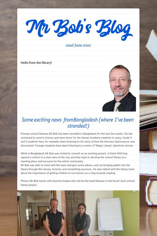 Mr Bob's Blog