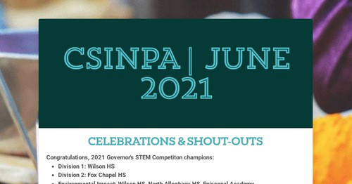 CSinPA | June 2021