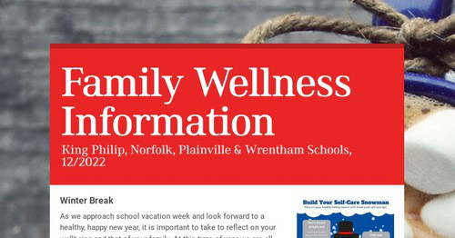 Family Wellness Information