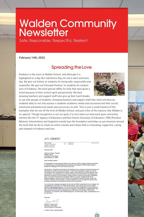 Walden Community Newsletter