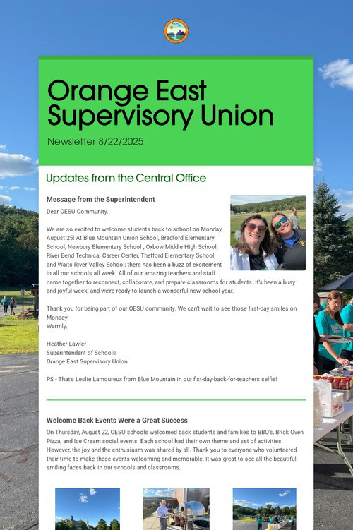 Orange East Supervisory Union