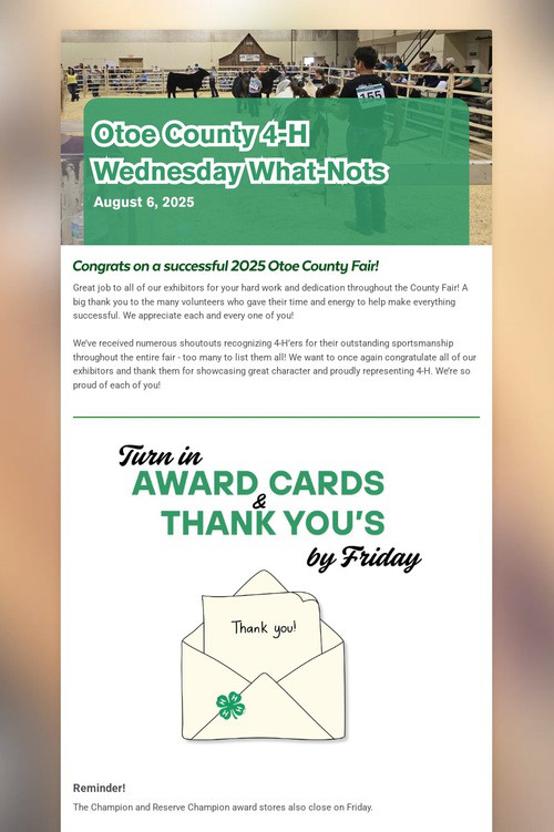 Wednesday What-Nots 8/6