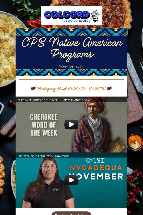 November 2025- NA Programs
