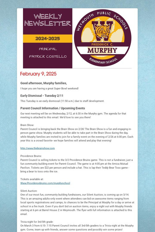 Murphy Messages