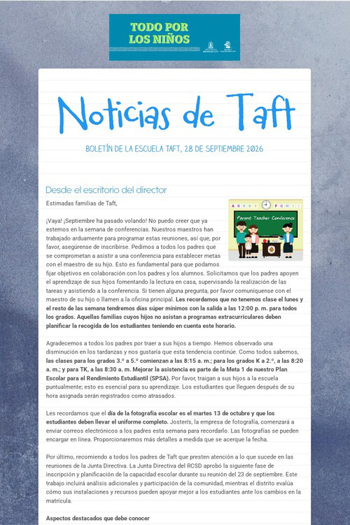 Noticias de Taft
