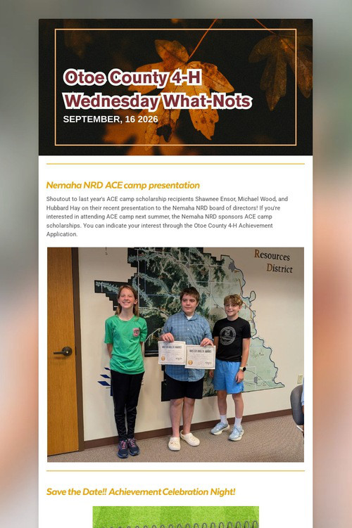 Wednesday What-Nots 9/16