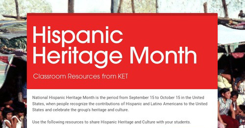 Hispanic Heritage Month
