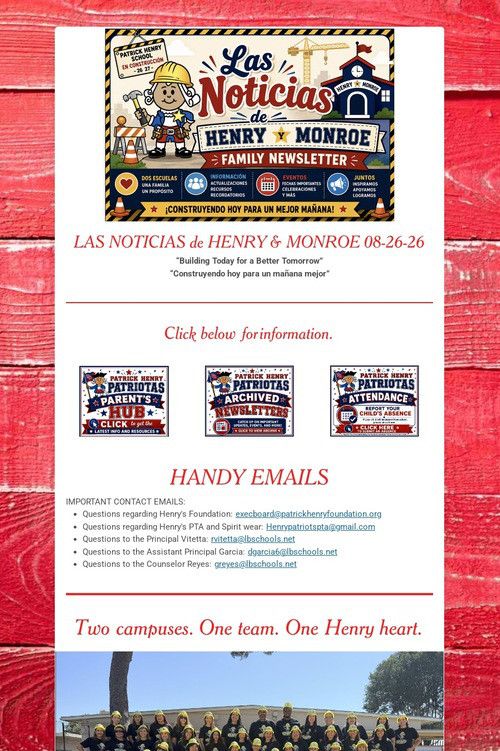 LAS NOTICAS de HENRY y MONROE