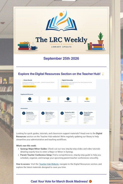 LRC Weekly Update