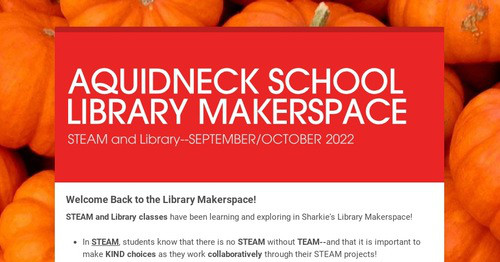 AQUIDNECK SCHOOL LIBRARY MAKERSPACE
