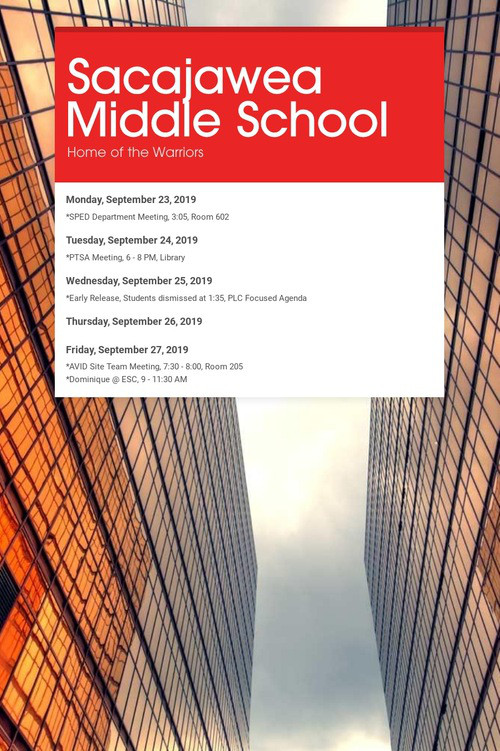 Sacajawea Middle School